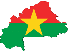 Banderas África Burkina Faso Diverso 