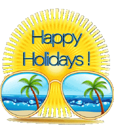 Mensajes Inglés Happy Holidays Fondo transparente 18 