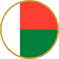Flags Africa Madagascar Round 
