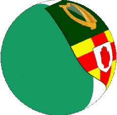 Fahnen Europa Irland Kugel - Würfel 