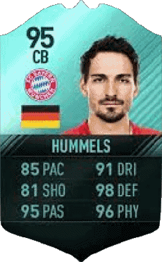 Multi Media Video Games F I F A - Card Players Germany Mats Hummels 