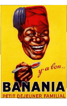 Humor -  Fun KUNST Retro Poster - Marken Banania 