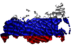 Drapeaux Europe Russie Carte 