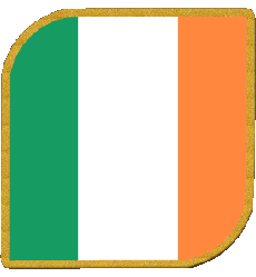 Drapeaux Europe Irlande Carré 