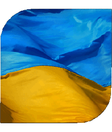 Drapeaux Europe Ukraine Carré 