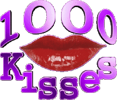 Messages Anglais Kisses 1000 