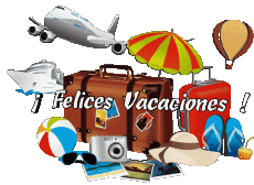 Mensajes Español Felices Vacaciones Fondo transparente 27 