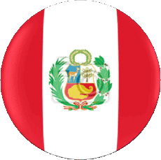 Fahnen Amerika Peru Runde 