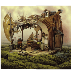 Humor -  Fun Artists Painter Jacek Yerka 