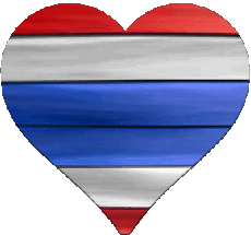 Fahnen Asien Thailand Herz 