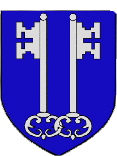 Blasón-Banderas Francia Departamentos - Ciudades 19 ARGENTAT Blasón