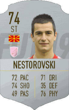 Multimedia Videospiele F I F A - Karten Spieler Mazedonien Ilja Nestorovski 