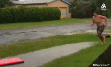 Umorismo -  Fun Sportivo Skim board Cadute - Fail 