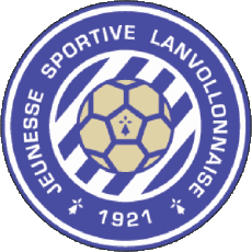 Sports FootBall Club France Logo Bretagne 22 - Côtes-d'Armor Jeunesse Sportive Lanvollonnaise 