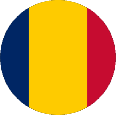 Fahnen Afrika Tschad Runde 