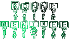 Messages French Bonne Rentrée Transparent Background 10 