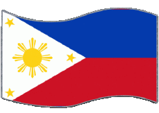 Banderas Asia Filipinas Rectángulo 