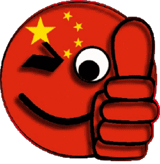 Bandiere Asia Cina Faccina - OK 