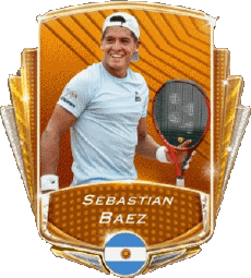 Sports Tennis - Joueurs Argentine Sebastian Baez 