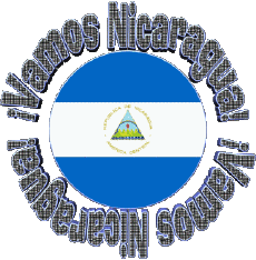 Messagi Spagnolo Vamos Nicaragua Bandera 