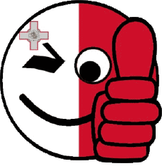 Flags Europe Malta Smiley - OK 