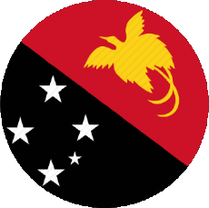 Flags Oceania Papua New Guinea Round 