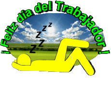 Messagi Spagnolo 1 de Mayo Feliz día del Trabajador 