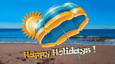 Nachrichten Englisch Happy Holidays Animierter Hintergrund 003 