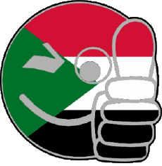Banderas África Sudán Smiley - OK 