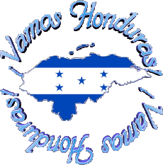 Messages Spanish Vamos Honduras Bandera 