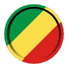 Bandiere Africa Congo Rotondo - Anelli 