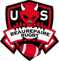 Sports Rugby Club France Logo Dept 38 US Beaurepaire 