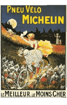 Humour - Fun Affiches Rétro - Marques Michelin 