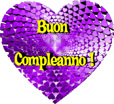 Mensajes Italiano Buon Compleanno Cuore 008 