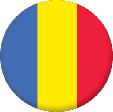 Fahnen Europa Rumänien Runde 