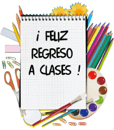 Mensajes Español Feliz Regreso a Clases Fondo transparente 001 