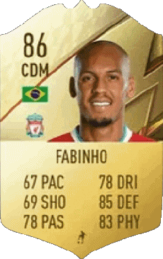 Multimedia Videogiochi F I F A - Giocatori carte Brasile Fabinho - Fábio Henrique Tavares 