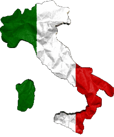 Fahnen Europa Italien National Karte 