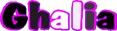 Vorname WEIBLICH - Maghreb Muslim G Ghalia 
