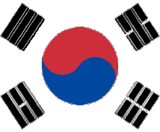 Bandiere Asia Corea del Sud Vario 