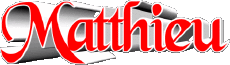 First Names MASCULINE - France M Matthieu 