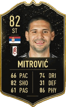 Multimedia Vídeo Juegos F I F A - Jugadores  cartas Serbia Aleksandar Mitrovic 