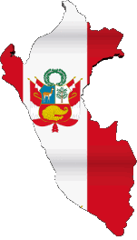 Flags America Peru Map 
