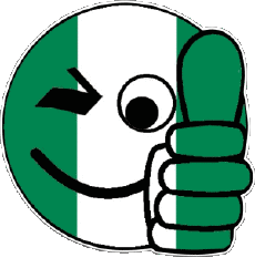 Banderas África Nigeria Smiley - OK 