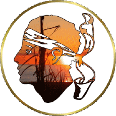 Fahnen Frankreich Regionen Korsika Runde 