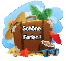 Messages German Schöne Ferien Transparent Background 09 