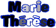 Nombre FEMENINO - Francia M Compuesto Marie Thérèse 