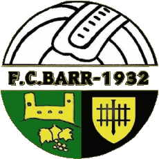 Sports FootBall Club France Logo Grand Est 67 - Bas-Rhin FC Barr 