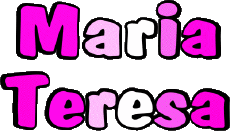 Prénoms FEMININ - Italie M Composé Maria Teresa 