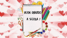 Mensajes Italiano Buon Rientro a Scuola Fondo animado 006 